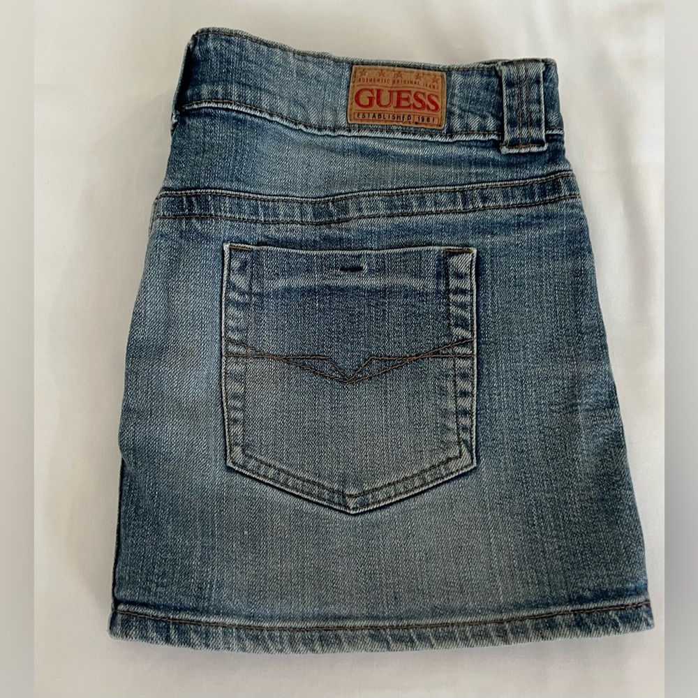 Guess Light Blue Denim Mini Skirt - Picture 7 of 7